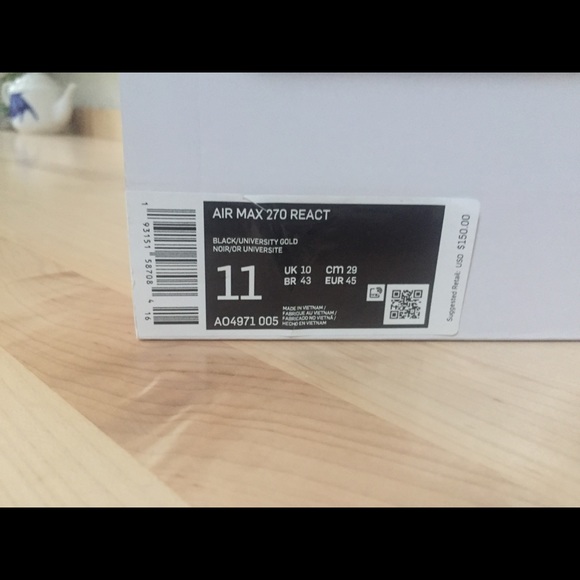 NIB Nike Air Max 270 React. 🔥🔥🔥 - Picture 3 of 8